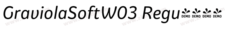 GraviolaSoftW03 Regu字体转换
